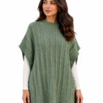 Women Knitted Woolen Poncho
